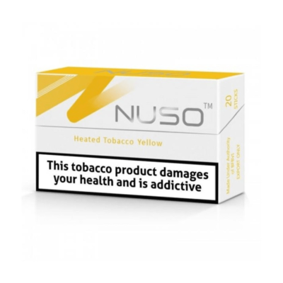سیگار نوسو زرد (تنباکو ویرجینیا، بارلی، اورینتال) NUSO HEATED TOBACCO YELLOW